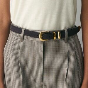 Aritzia Brown With Gold Belt